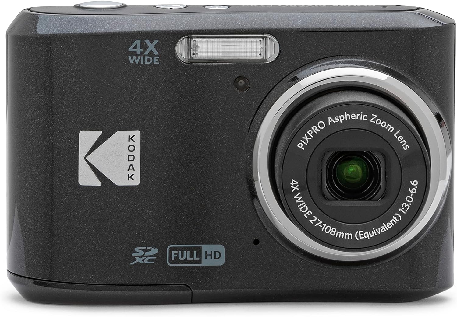 KODAK PIXPRO Friendly Zoom FZ45-BK 16MP Digital Camera with 4X Optical Zoom 27mm Wide Angle and 2.7" LCD Screen