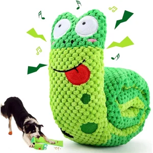 Pet Deluxe Squeak Dog Toys Stress Release Game for Boredom, Dog Puzzle Toy IQ Training, Dog Snuffle Toys Foraging Instinct Training Suitable for Small Medium and Large Dogs